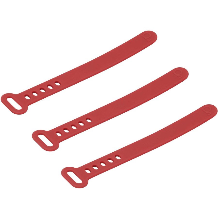 Pedestal Cable Ties 3er Set 12 cm, Burnin' Red